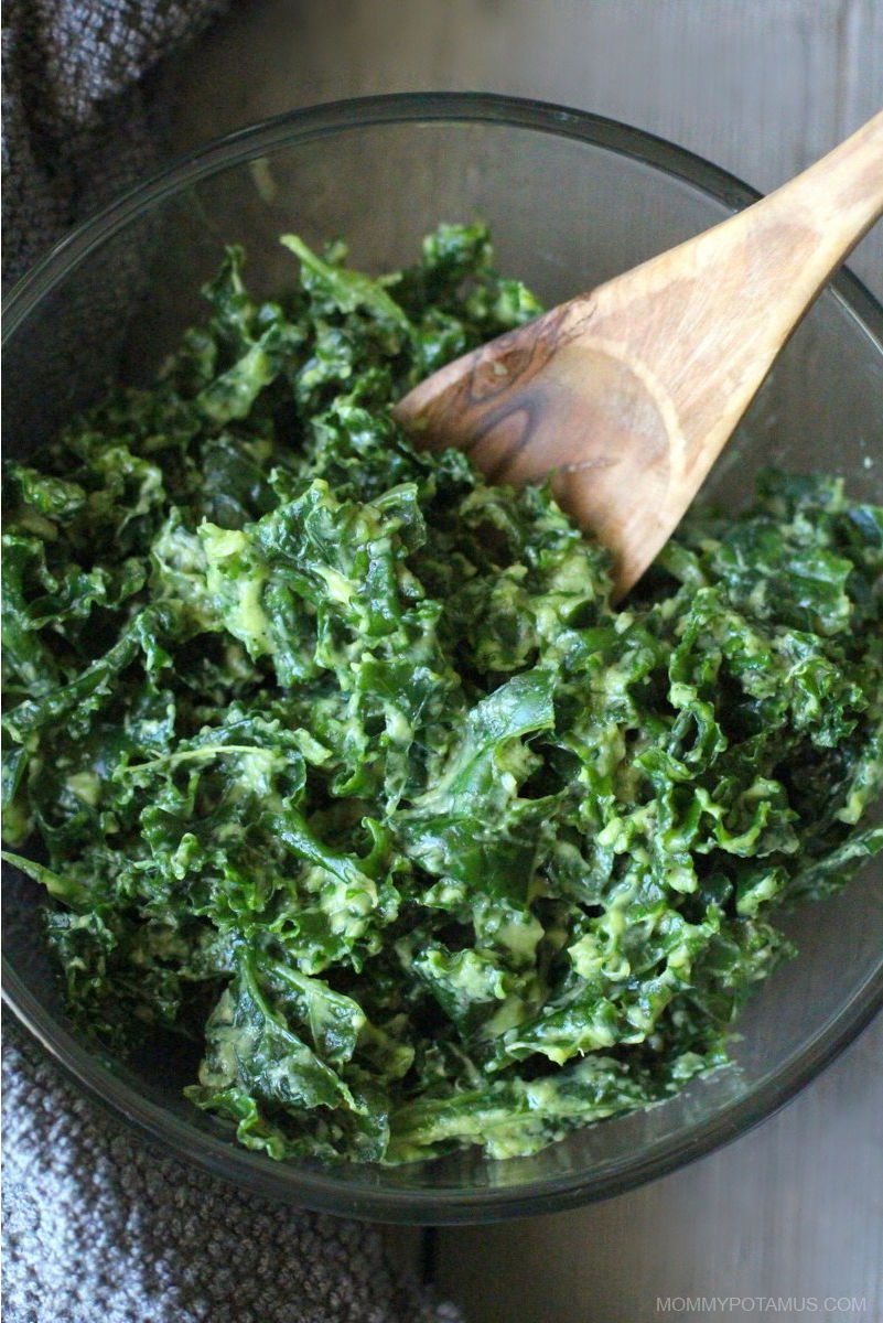 Creamy and light with a spritz of lemon, this kale salad is one of my family's favorite ways to incorporate this superfood into our meals.