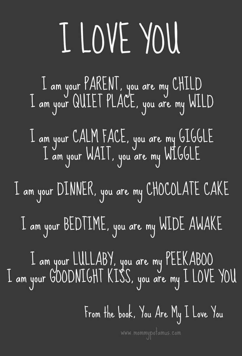 From the book "You Are My I Love You" #motherhoodquotes #parentingquotes