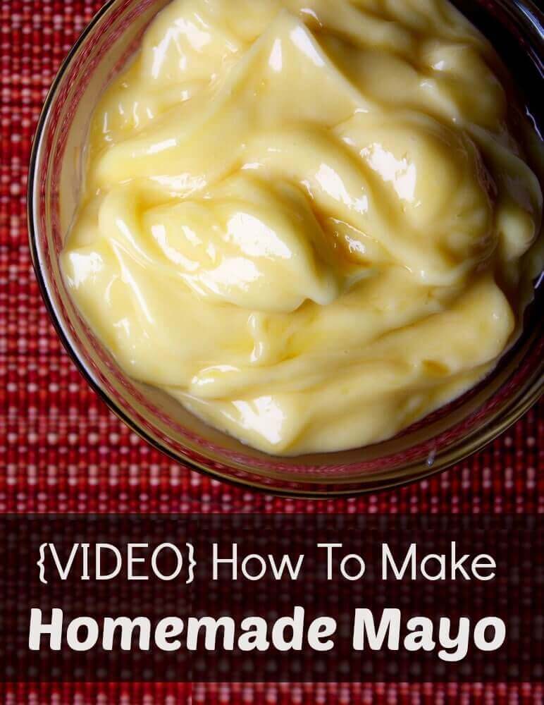 Easy homemade mayo recipe!