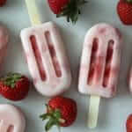 Strawberry Popsicles Recipe With MInt
