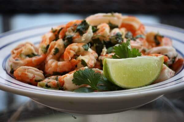 spicy cilantro lime shrimp