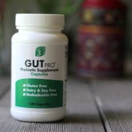 bottle of GutPro probiotics