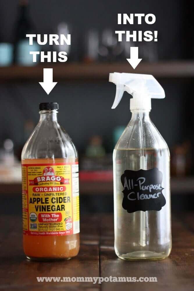 How To Make Homemade All-Purpose Cleaner and Spray Bottles That Won't Leach - PLUS a recipe for homemade all-purpose cleaner