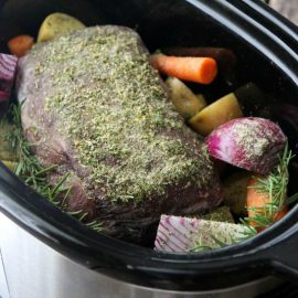 how long to cook a frozen roast in the crockpot