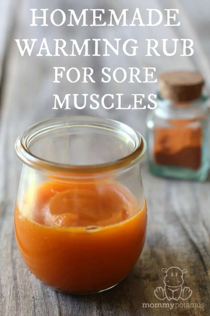 DIY Warming Rub For Sore Muscles