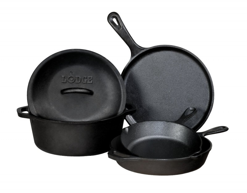 Lodge cast iron cookware set