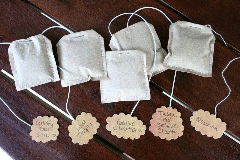 DIY Unbleached Tea Bags