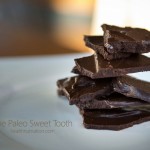 stack of paleo chocolate squares