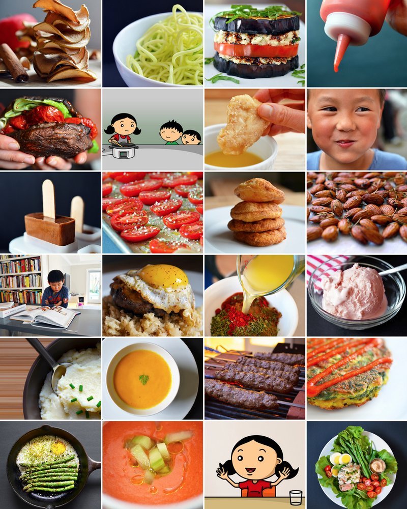 images of recipes included in the cookbook