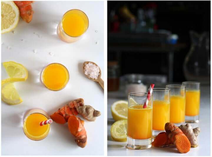 These Turmeric Tonic Wellness Shots have an earthy flavor with a ginger zing, and they're infused with compounds that many believe support gentle detoxification. No juicer required!