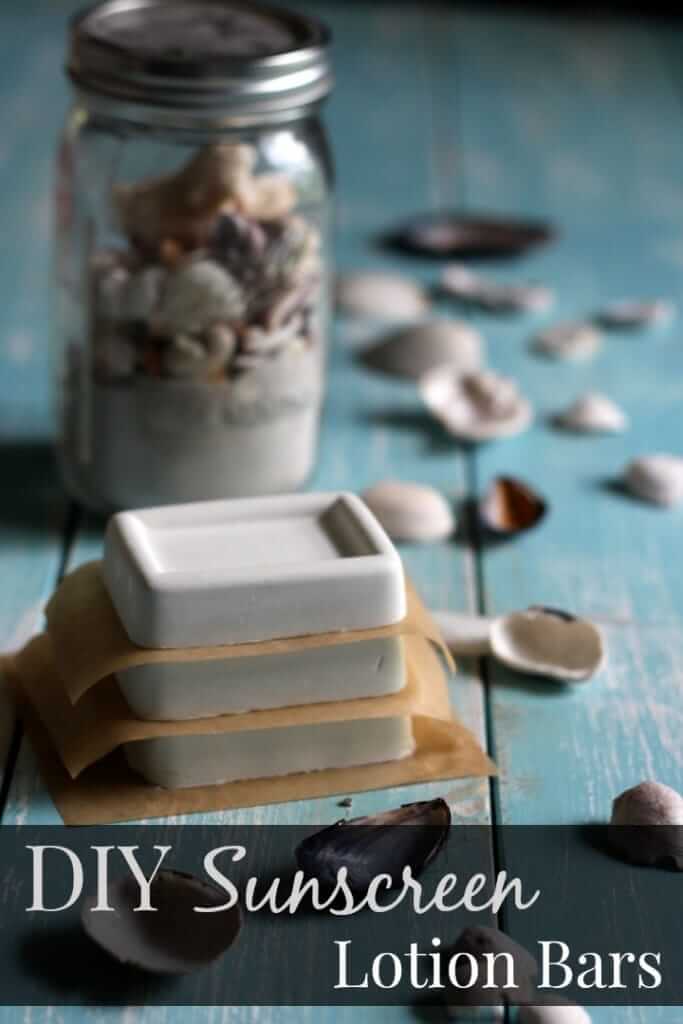 Homemade Sunscreen Lotion Bars