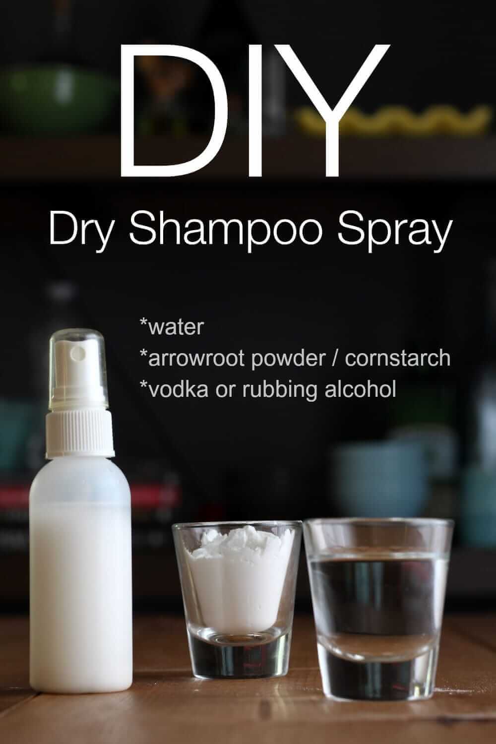 DIY Dry Shampoo Spray
