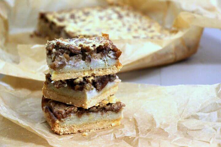 I LOVE pecan pie! This easy bar version is grain-free and melt-in-your mouth delicious. 