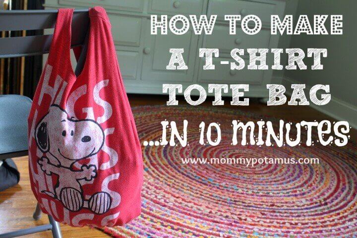 How to Make a No Sew Clear Vinyl Bag 