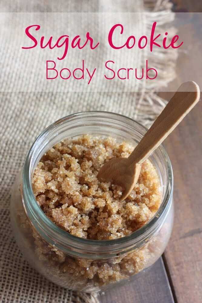 Sugar Cookie Body Scrub - So easy and it smells delicious. I'm making some to give away :)