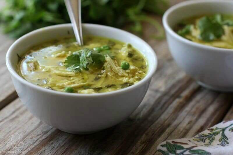 Coconut Lime Chicken Curry Soup