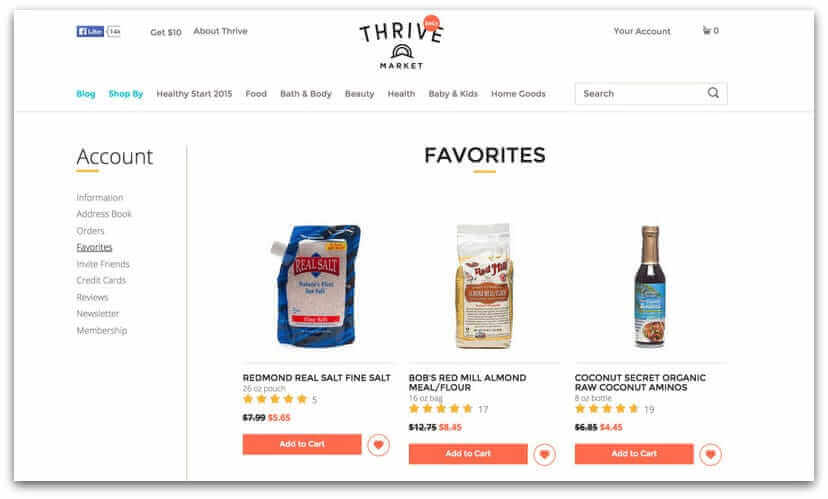 thrive-market-shopping-list