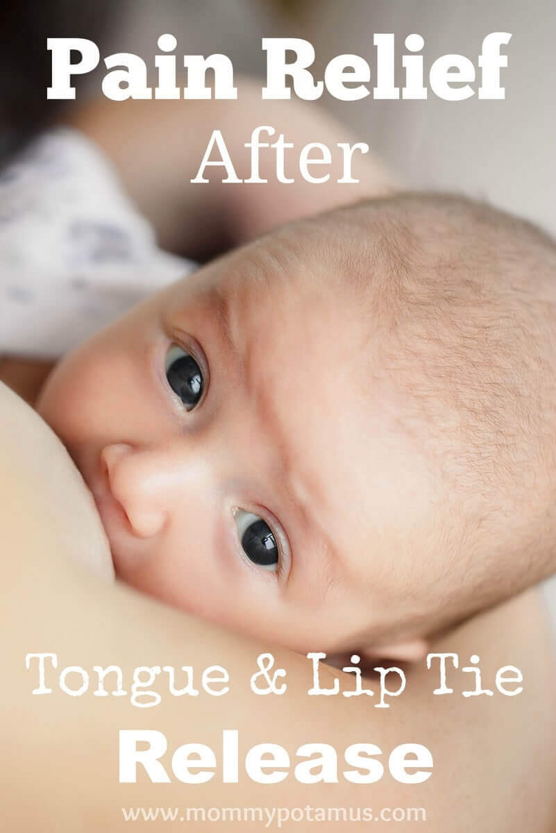 Natural pain relief options after tongue and lip tie surgery