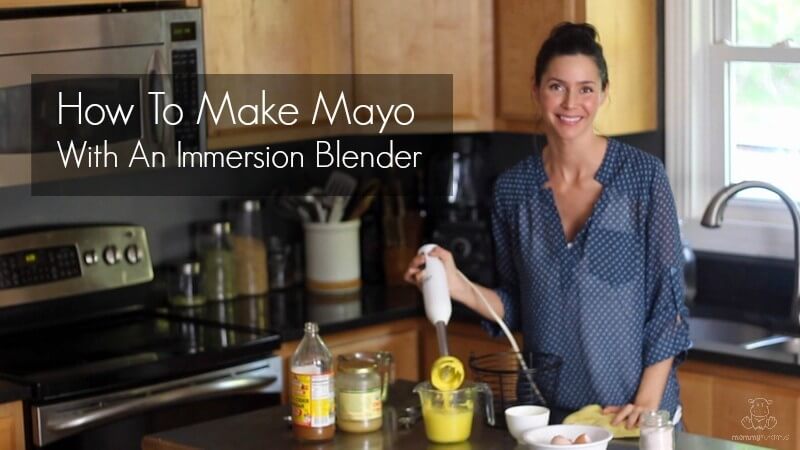 Video: How To Make Mayo With An Immersion Blender