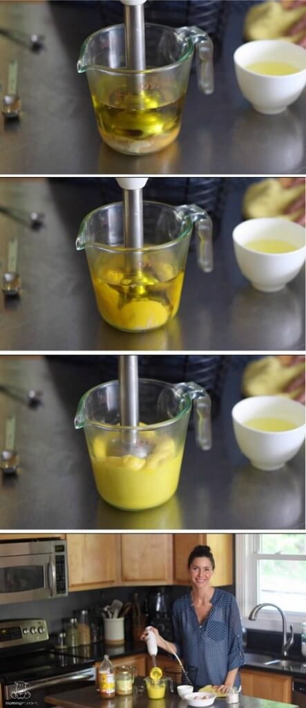 VIDEO: How To Make Mayo With An Immersion Blender - If you've ever tried making homemade mayo and it flopped, you need to watch this video! This method makes it nearly fail proof - and it's faster, too. #mayorecipe #homemademayo