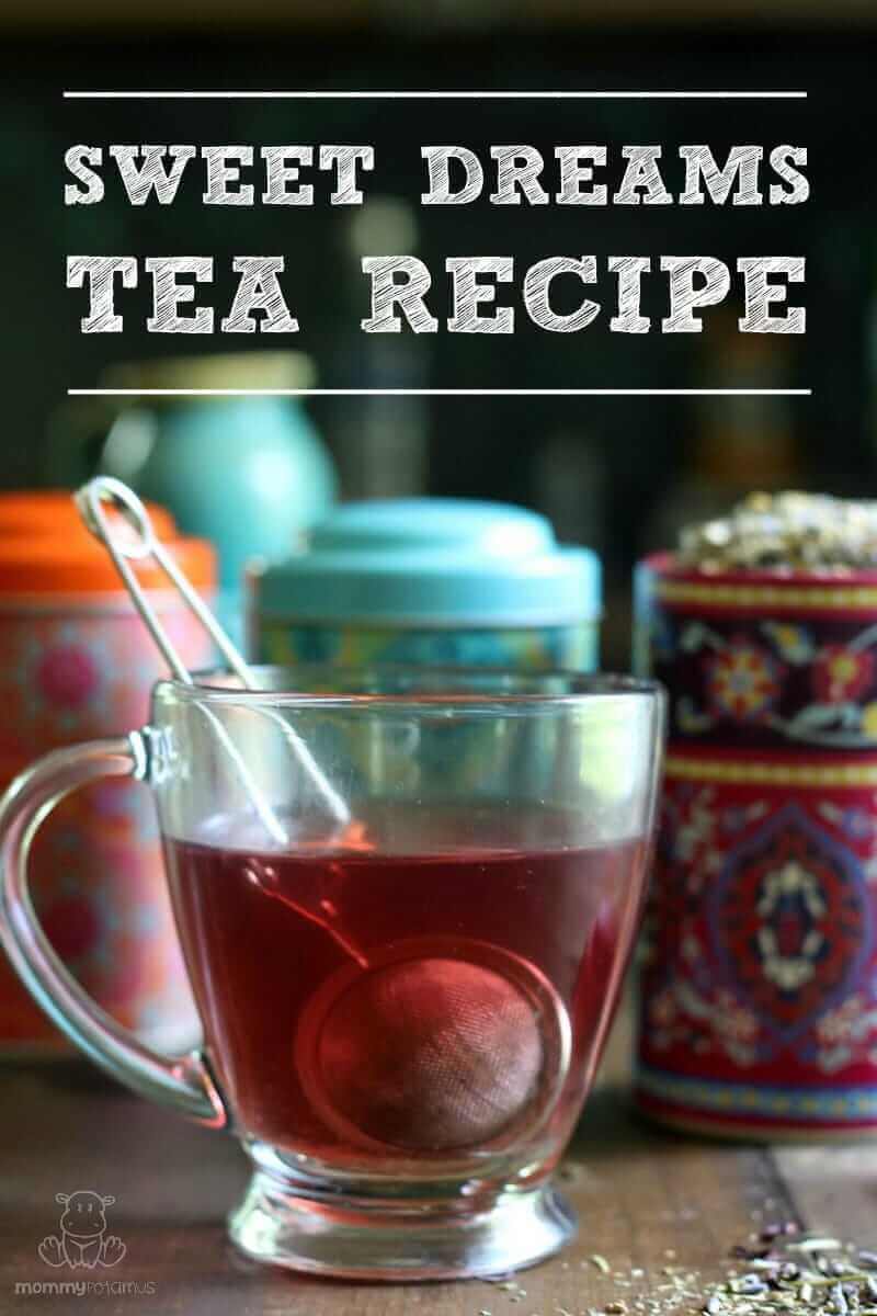 Two delicious recipes for herbal tea that encourage restful sleep #sleepytea #herbaltea