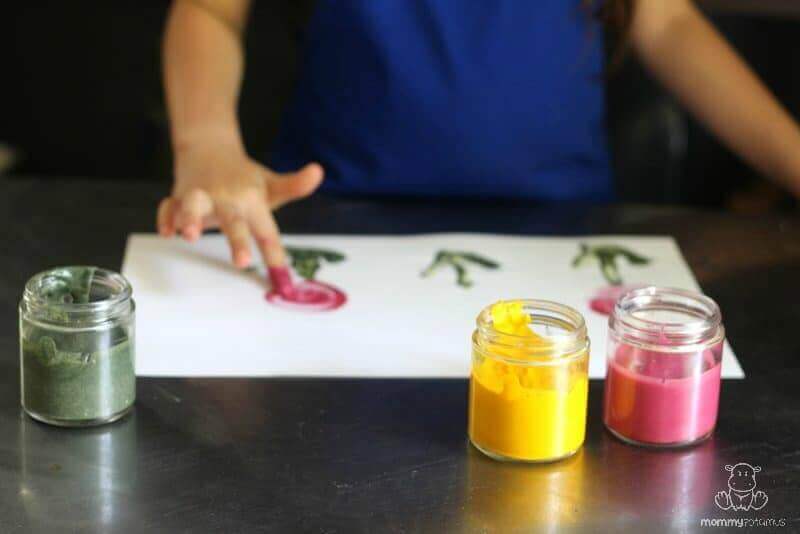 Homemade Finger Paint That's Safe To Eat