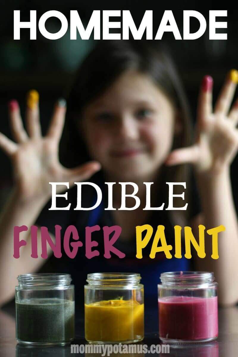 DIY Natural Baby Finger Paints - with vibrant colours! - how we