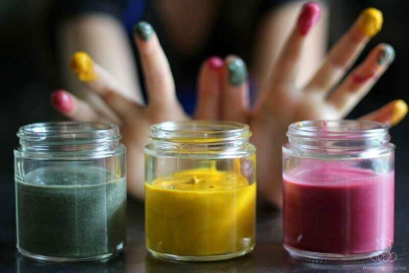 Homemade Finger Paint That's Safe To Eat