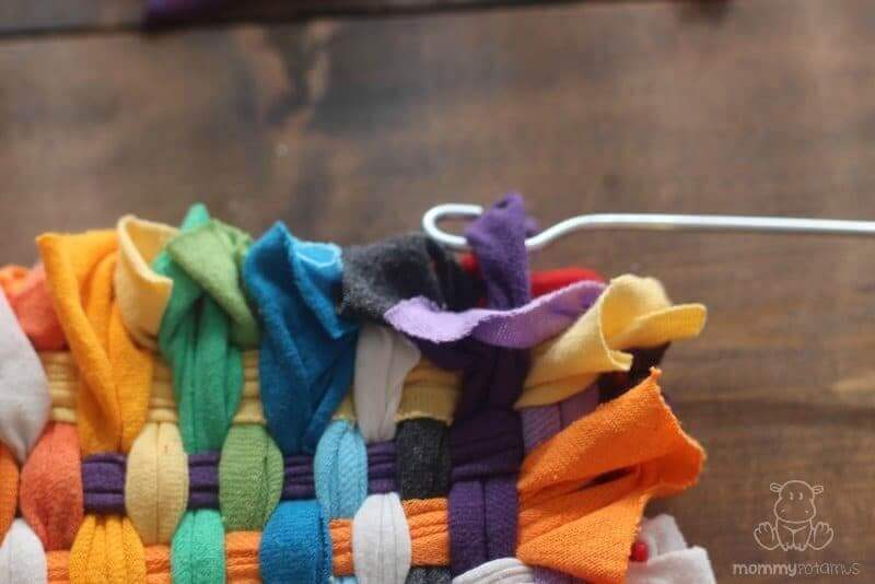 DIY Loom Potholder Using T-Shirt Yarn And DIY Potholder Loops - creative  jewish mom