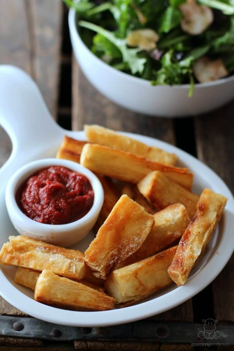 YUCCA FRIES RECIPE - Yucca can be found in the frozen food section of many grocery stores in my area, but until recently I wasn't quite sure what to do with it. Well, now I know. Yucca fries - they're so crispy and delicious! If you or someone you love is avoiding NIGHTSHADES - or even if you aren't - definitely try them. 