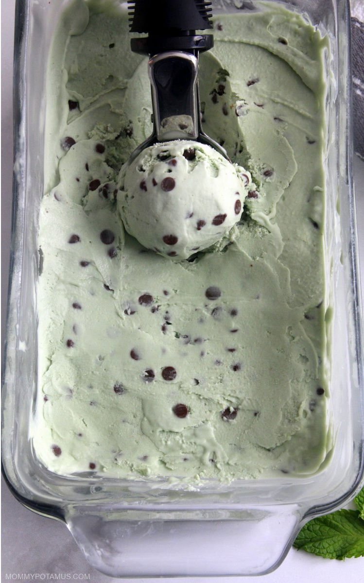 Chocolate chip ice cream recipe no eggs