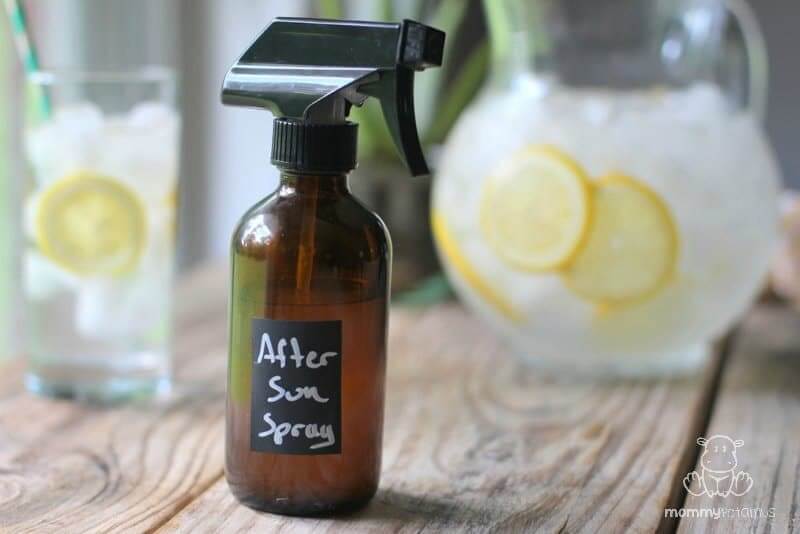 DIY Sunburn Relief Spray - How to Make Homemade Sunburn Relief