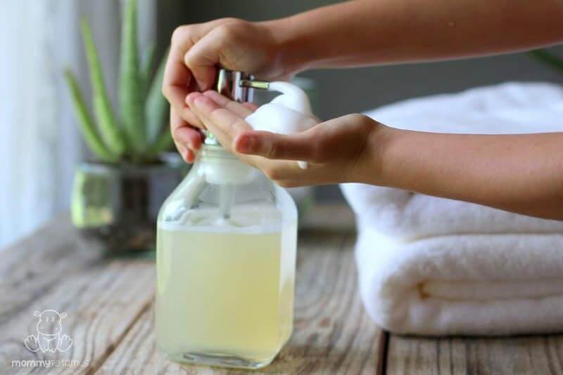 Making a Foaming Hand Soap with Castile Soap