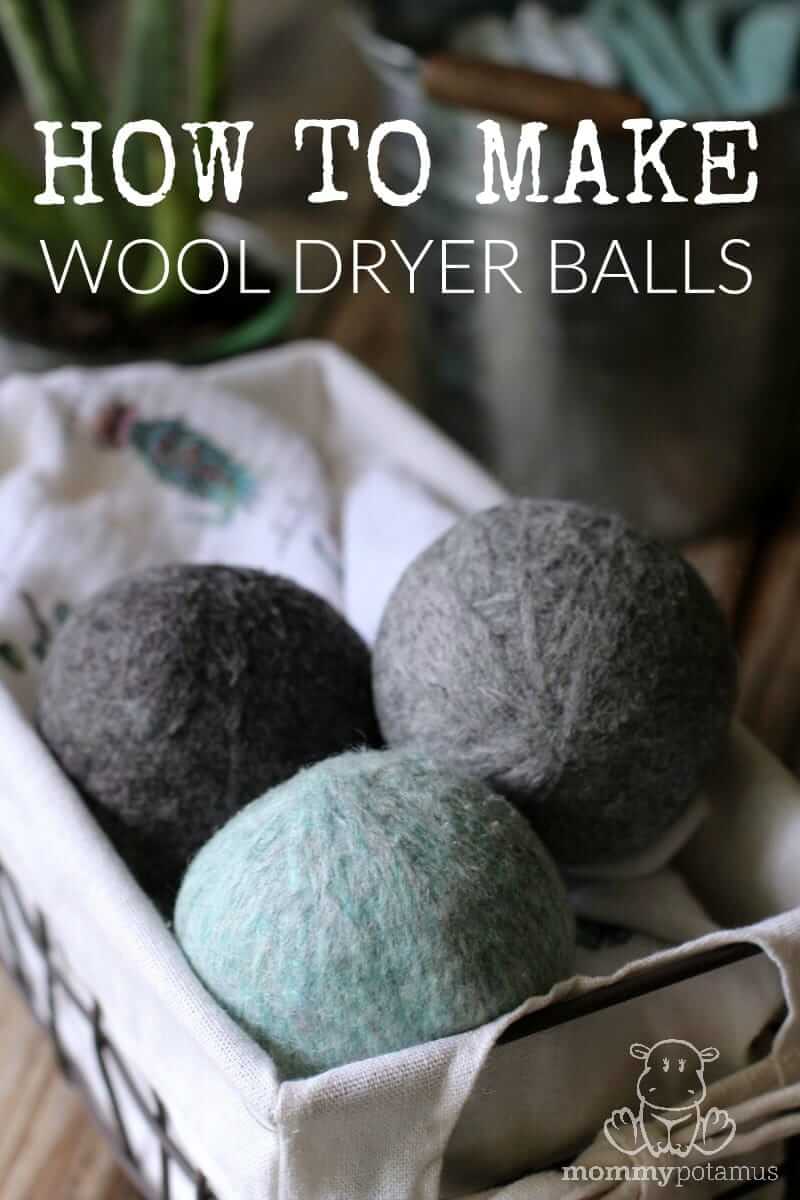 How To Make Wool Dryer Balls - They reduce drying time, soften clothes without chemicals, and save money. And they're super easy to make. Here's a step-by-step photo tutorial. 