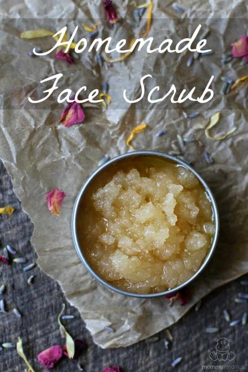 Natural on sale face scrub