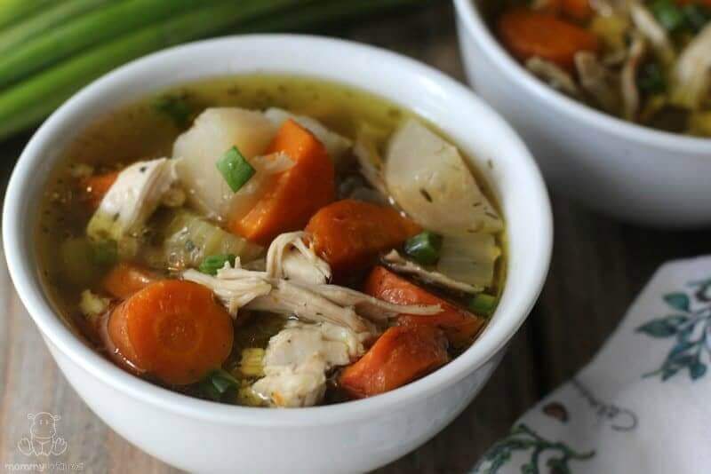 Chicken and vegetable soup instant pot hot sale