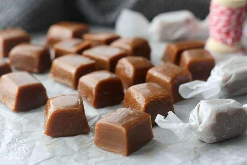 Easy Homemade Caramels - Belly Full