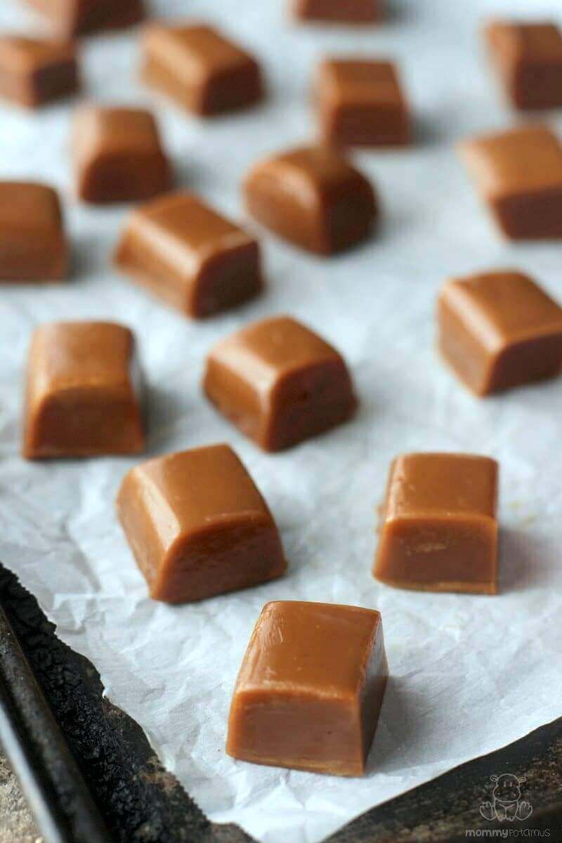 Soft and Chewy Foolproof Caramel Candy - Cloudy Kitchen