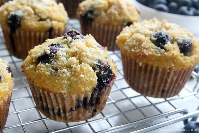 Blueberry Muffin Tops - Herbs & Flour