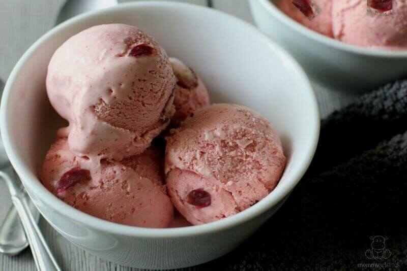 Cherry Almond Ice Cream Recipe