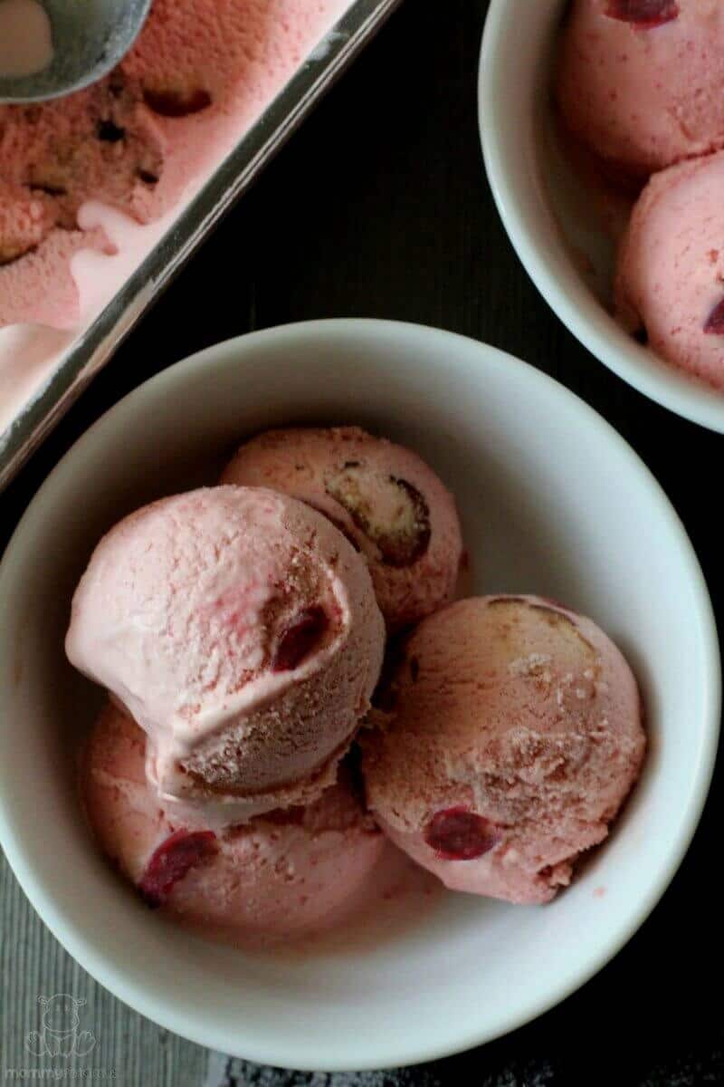 Cherry Almond Ice Cream Recipe