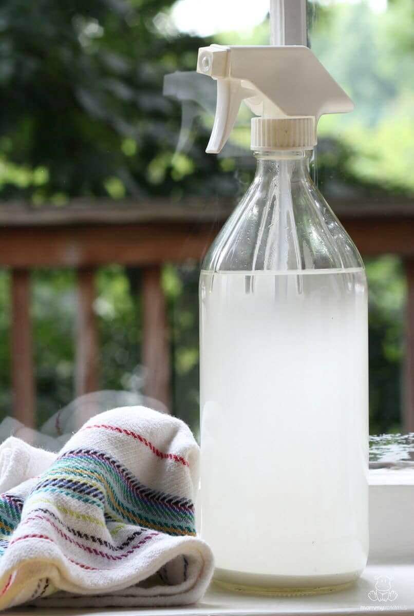 This homemade window cleaner creates a streak free-shine without all the additives in the most popular store-bought option, which gets a D from the EWG.