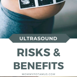 woman showing her pregnancy ultrasound printout