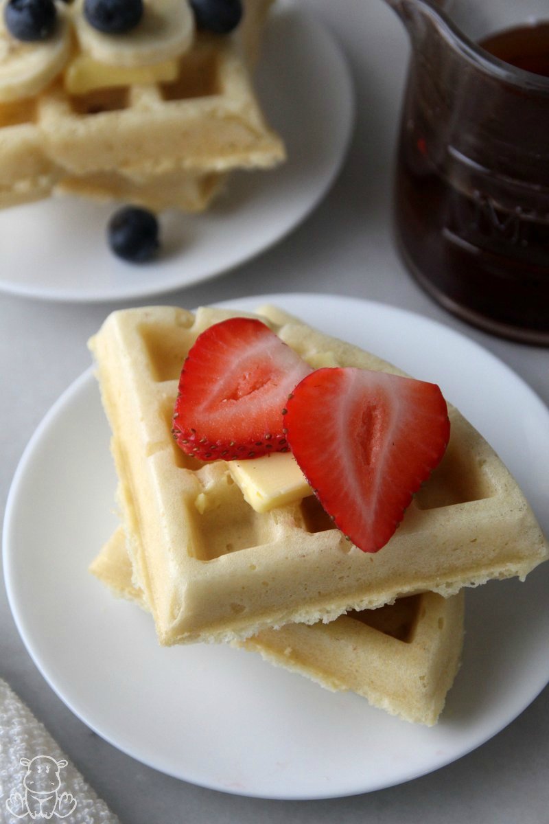 homemade gluten free waffles almond flour