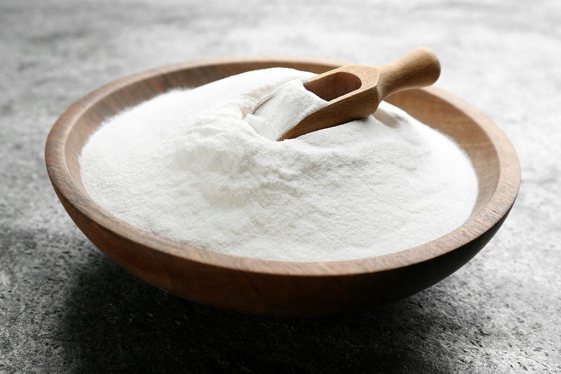 Baking soda in a bowl