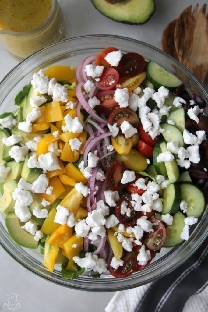 greek salad recipe dressing
