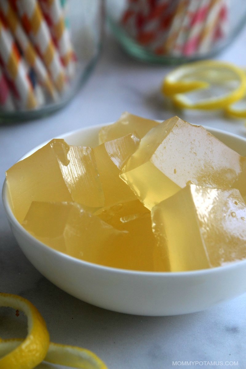 Naturally Sweetened Lemon Jello Recipe