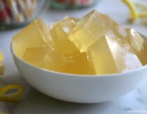 Naturally Sweetened Lemon Gelatin Recipe (Copycat Jello)