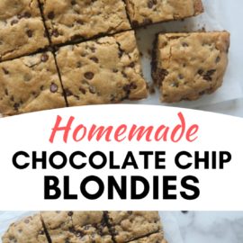 Chocolate Chip Blondies Recipe (Paleo & Gluten-Free)