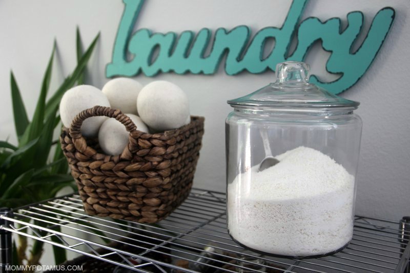 Homemade laundry detergent made from baking soda